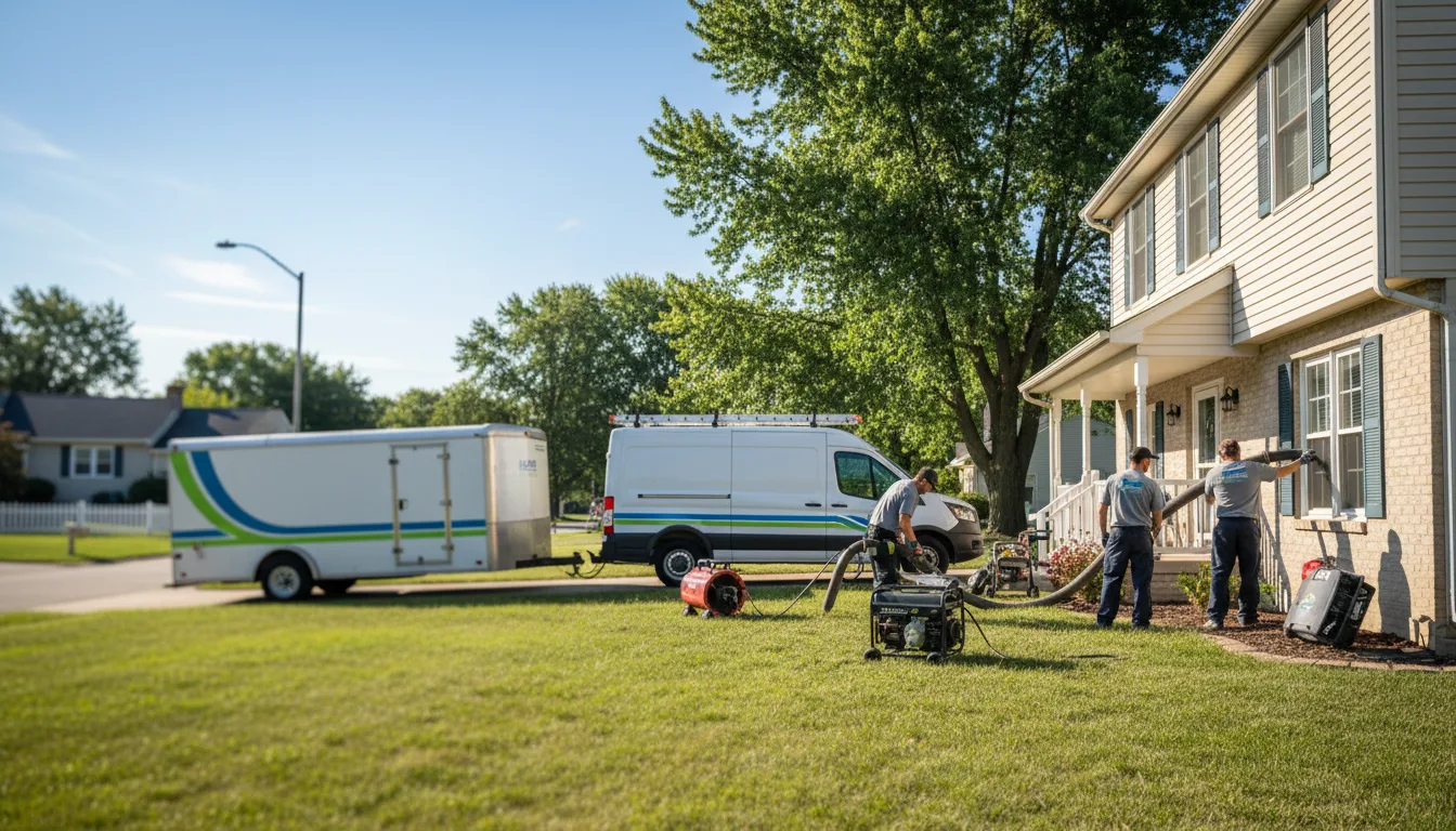 Flooded Basement Restoration And Cleanup With Repair in Powderville, MT near me